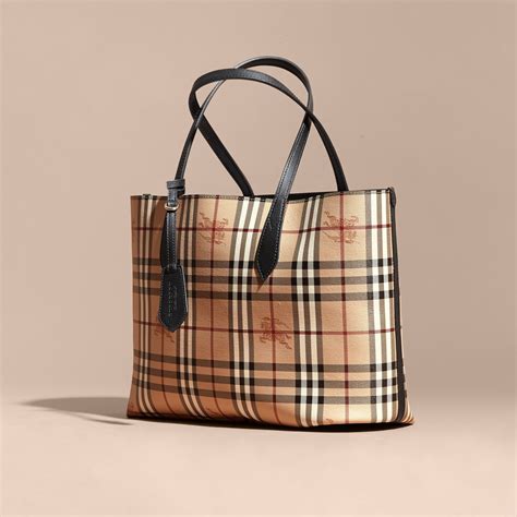 burberry logo tote|burberry haymarket tote.